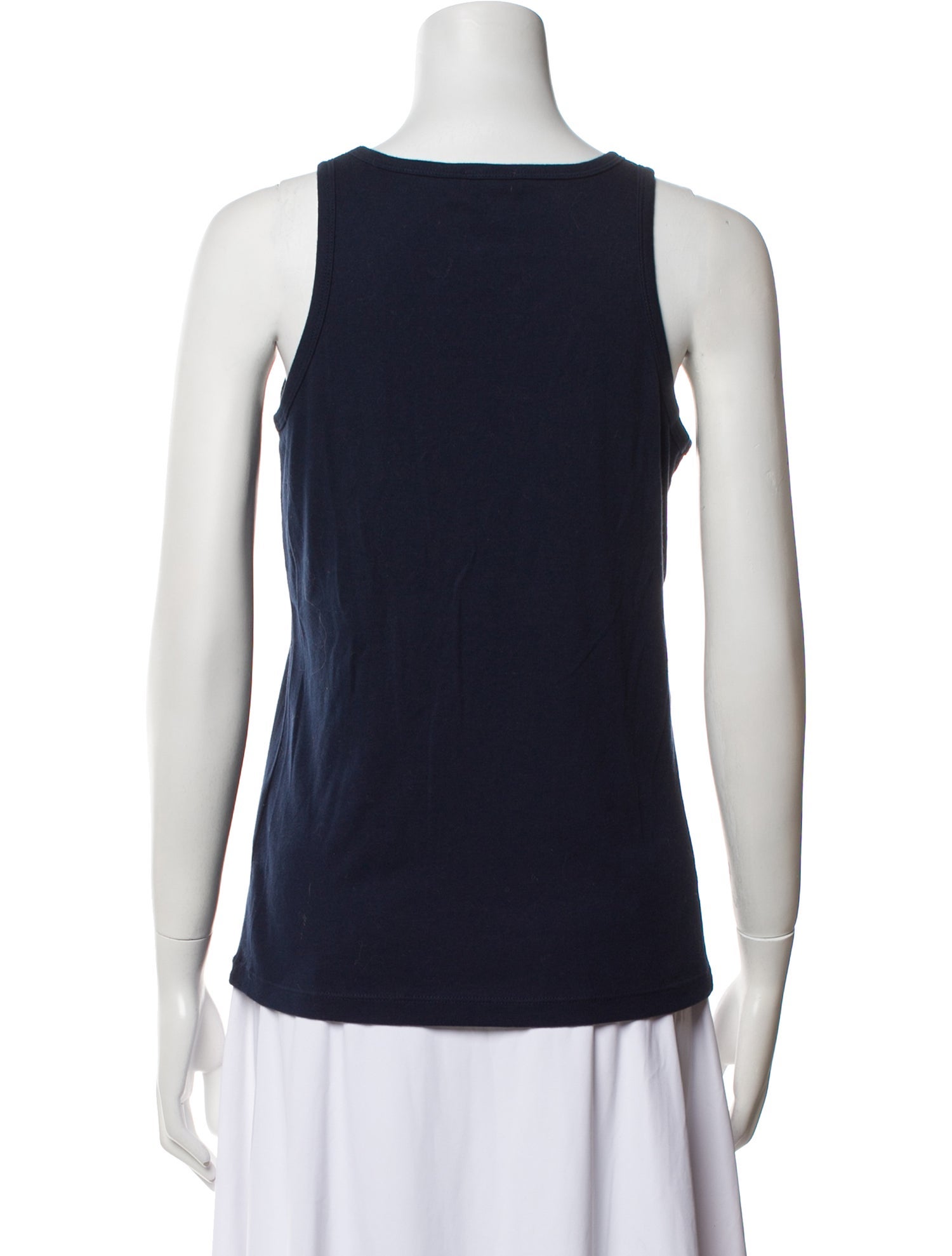 Tory Burch Scoop Neck Sleeveless Top